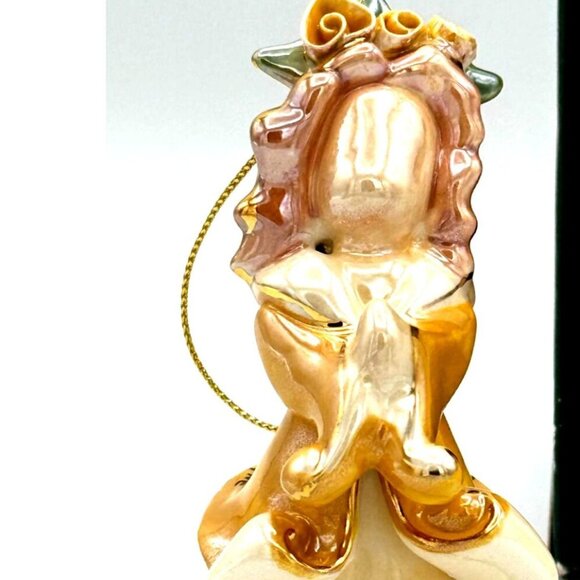 NWOT: VINTAGE CLAYWORKS CERAMIC ORNAMENT "Sisters Always / Yellow" - SA20294 - Picture 2 of 5